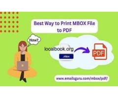 Convert Your Emails From MBOX to PDF